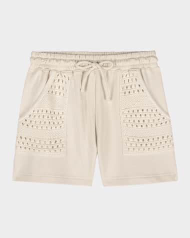 Rails Eddie Crochet Cotton Shorts