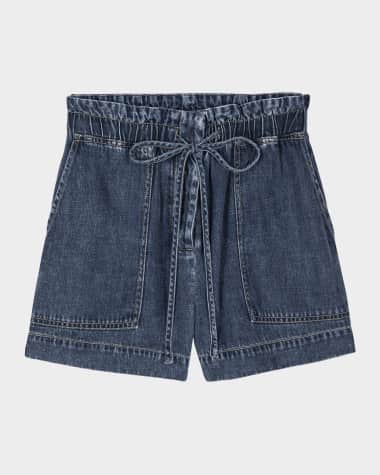 Rails Foster Denim Paperbag Shorts