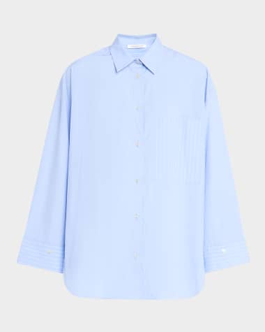 By Malene Birger Derris Striped Organic Cotton Shirt