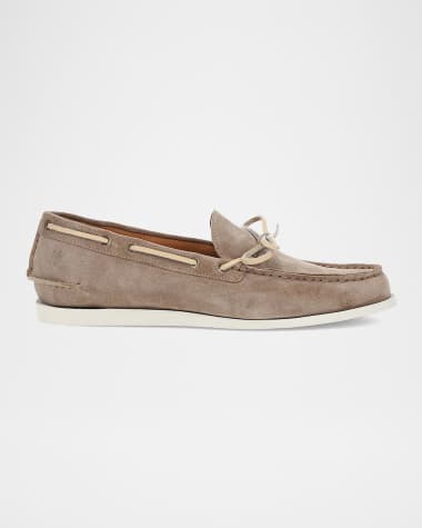 Frye Men's Mason Suede Boat Shoes