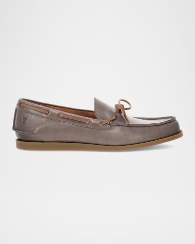 Frye Men's Mason Leather Boat Shoes