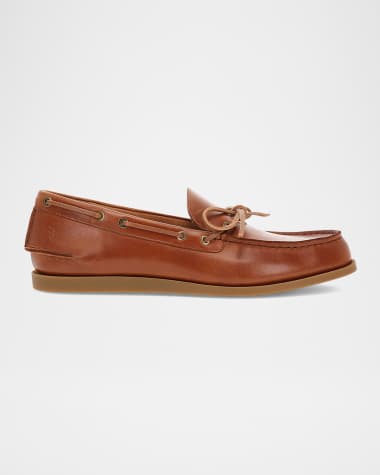 Frye Men's Mason Leather Boat Shoes
