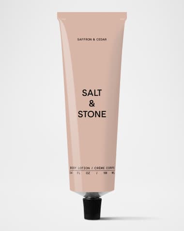 Salt & Stone Saffron And Cedar Body Lotion, 3.4 oz.