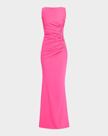 Chiara Boni La Petite Robe Ogai Sequin-Embroidered Mermaid Gown