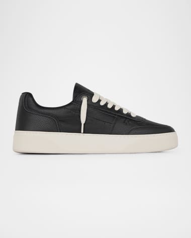 REPRESENT Men's Initial Leather Low-Top Sneakers