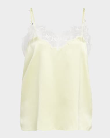 Sablyn Bobbi Lace-Trim Cami