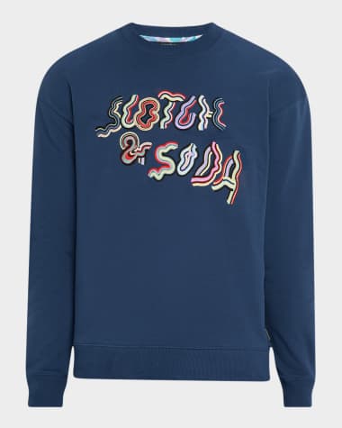 Scotch & Soda Men's Embroidered Relaxed-Fit Sweatshirt