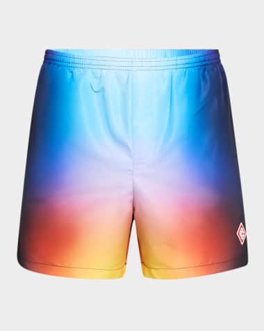 CASABLANCA Men's Gradient-Print Swim Shorts