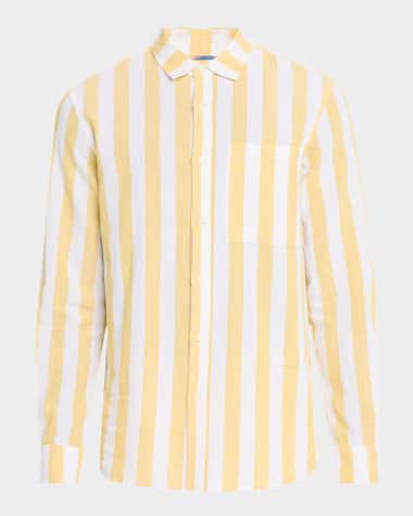 Scotch & Soda Men's Striped Sport Shirt