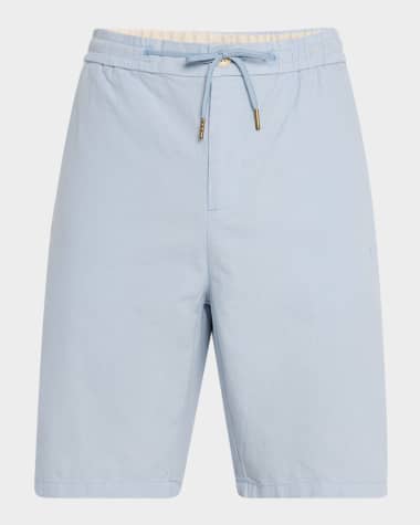 Scotch & Soda Men's Cotton-Linen Bermuda Shorts