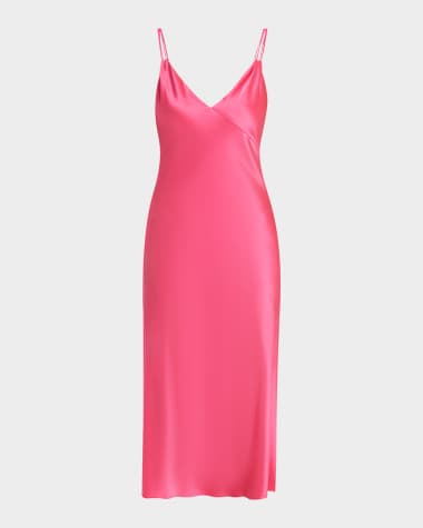 Alice + Olivia Kiro V-Neck Slip Dress