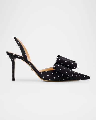 サンダル・ミュール MACH & MACH Black leather Petit Coeur sandals Mach & Mach Black Leather Petit Coeur Sandals | ModeSens