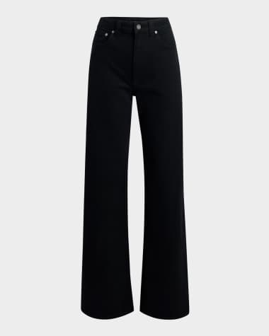 Khaite Dane High-Rise Wide-Leg Jeans