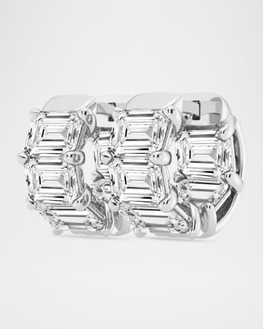 Neiman Marcus Lab Grown Diamonds Lab Grown Diamond 18K White Gold Earrings, 10tcw