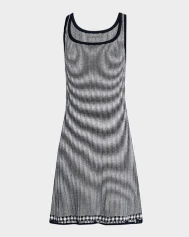 Guest in Residence Fine Stripe Tank Dress