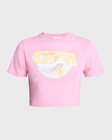 CASABLANCA Casa Surf Printed Baby Tee