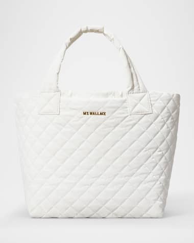 MZ WALLACE Metro Deluxe Small Quilted Tote Bag