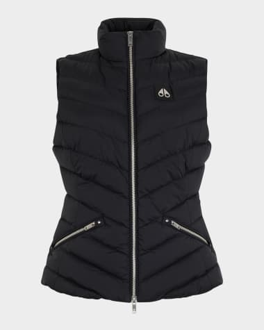 Moose Knuckles Marie Air Down Slim Puffer Vest