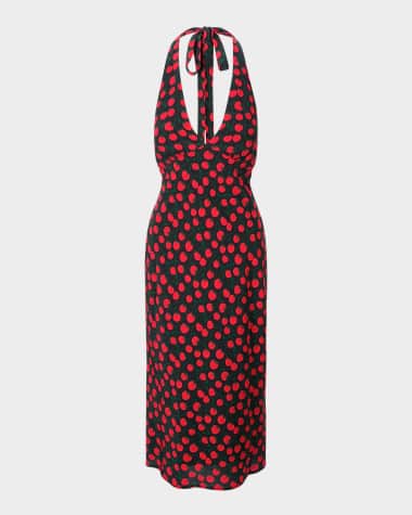 STAUD On the Vine Lucca Midi Dress