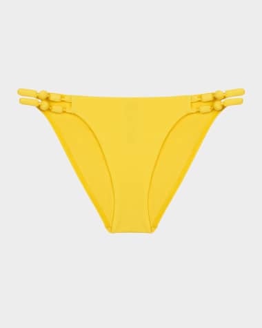 Vix Solid Atena Detail Full Bikini Bottoms