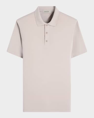 Bugatchi Men's Ottoman Short-Sleeve Polo Shirt