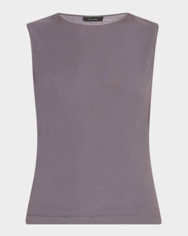 Natori Rib Essentials Cropped Tank & Pants Pajama Set