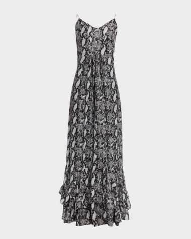 Iro Arouba Knit Ruffled Maxi Dress