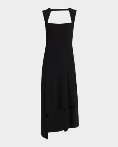 Iro Collas Sleeveless High-Low Midi Dress
