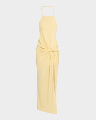 Iro Harmonie Knotted Halter Dress