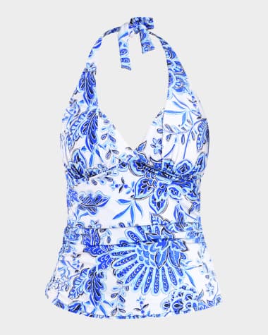 La Blanca Beyond Haler Goddess Tankini Swim Top