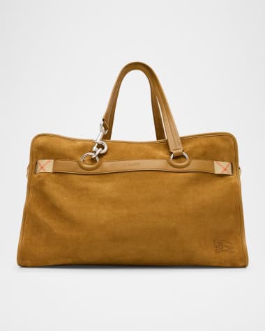 Burberry Men's Suede Duffel Bag