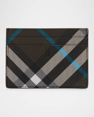 Burberry Men's Check Card Case