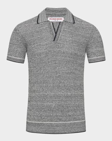 Orlebar Brown Men's Knit Polo Shirt