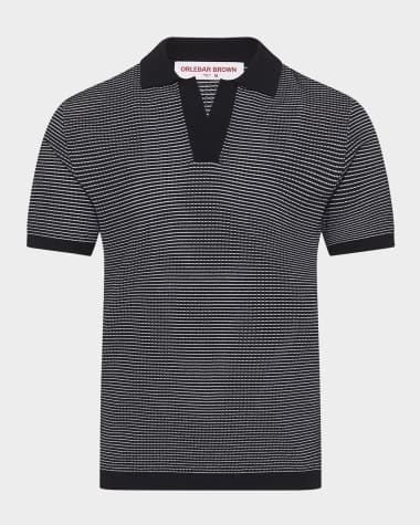Orlebar Brown Men's Roddy Two-Tone Short-Sleeve Shirt