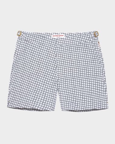 Orlebar Brown Men's Bulldog Jacquard Swim Shorts