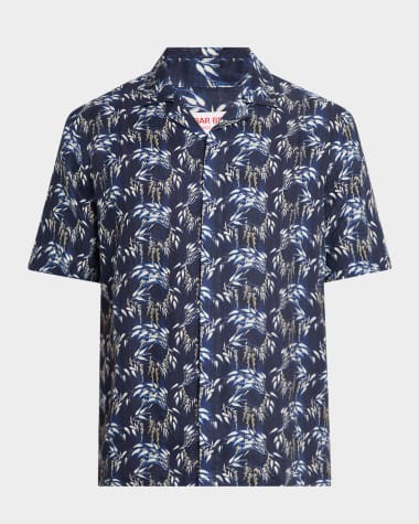 Orlebar Brown Men's Maitan Catkin Camp Shirt