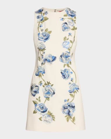Alice + Olivia Clyde Embellished Shift Dress