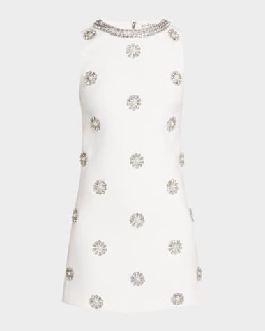 Alice + Olivia Clyde Embellished Shift Dress