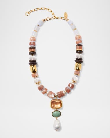 Lizzie Fortunato Capri Necklace in Dusk
