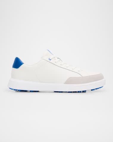Peter Millar Men's Drift Leather Hybrid Golf Sneakers