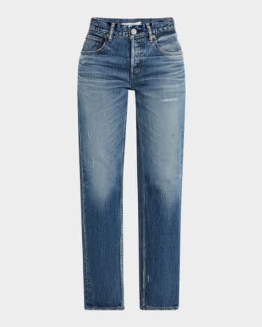 MOUSSY VINTAGE Cedarhurst Straight Low-Rise Jeans