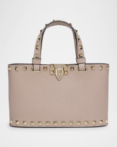 Valentino Garavani Mini Rockstud Leather Tote Bag