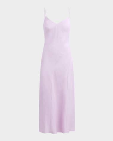 Favorite Daughter The Josette Linen Slip Dress