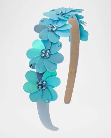 Bari Lynn Girl's Flower Headband
