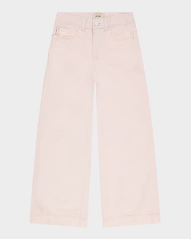 DL1961 Girl's Lily Wide Leg Jeans, Size 4-6