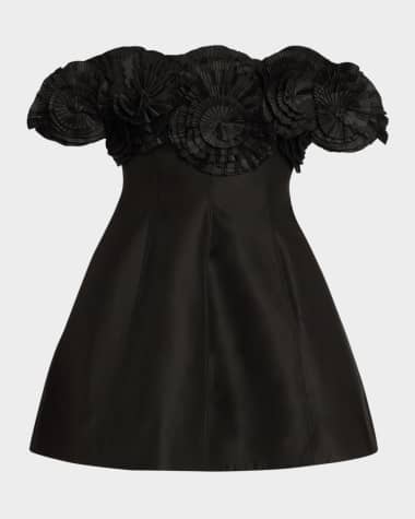 Acler Trusley Off-The-Shoulder Mini Dress