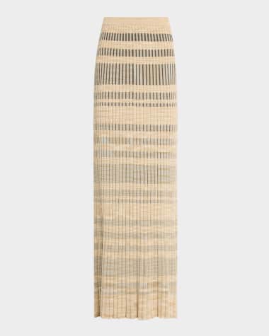 Acler Rendell Ribbed Maxi Dress