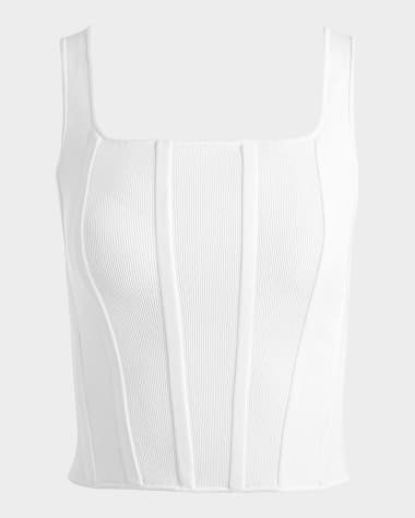 Alice + Olivia Sariah Corset Tank Top