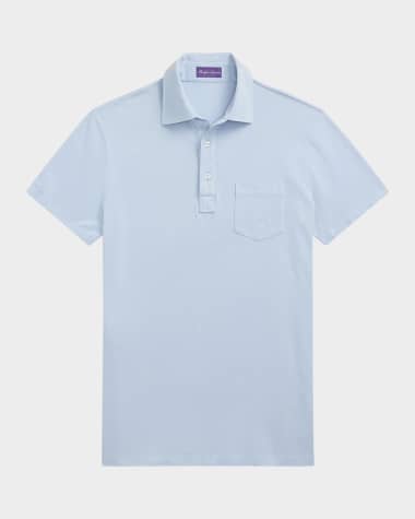 Ralph Lauren Purple Label Men's Custom Slim Pique Polo Shirt