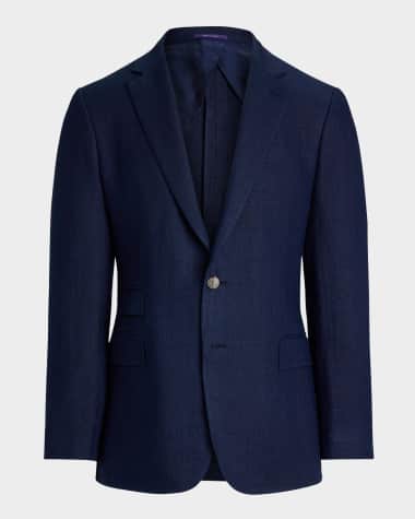 Ralph Lauren Purple Label Men's Kent Hand-Tailored Linen Suit Jacket
